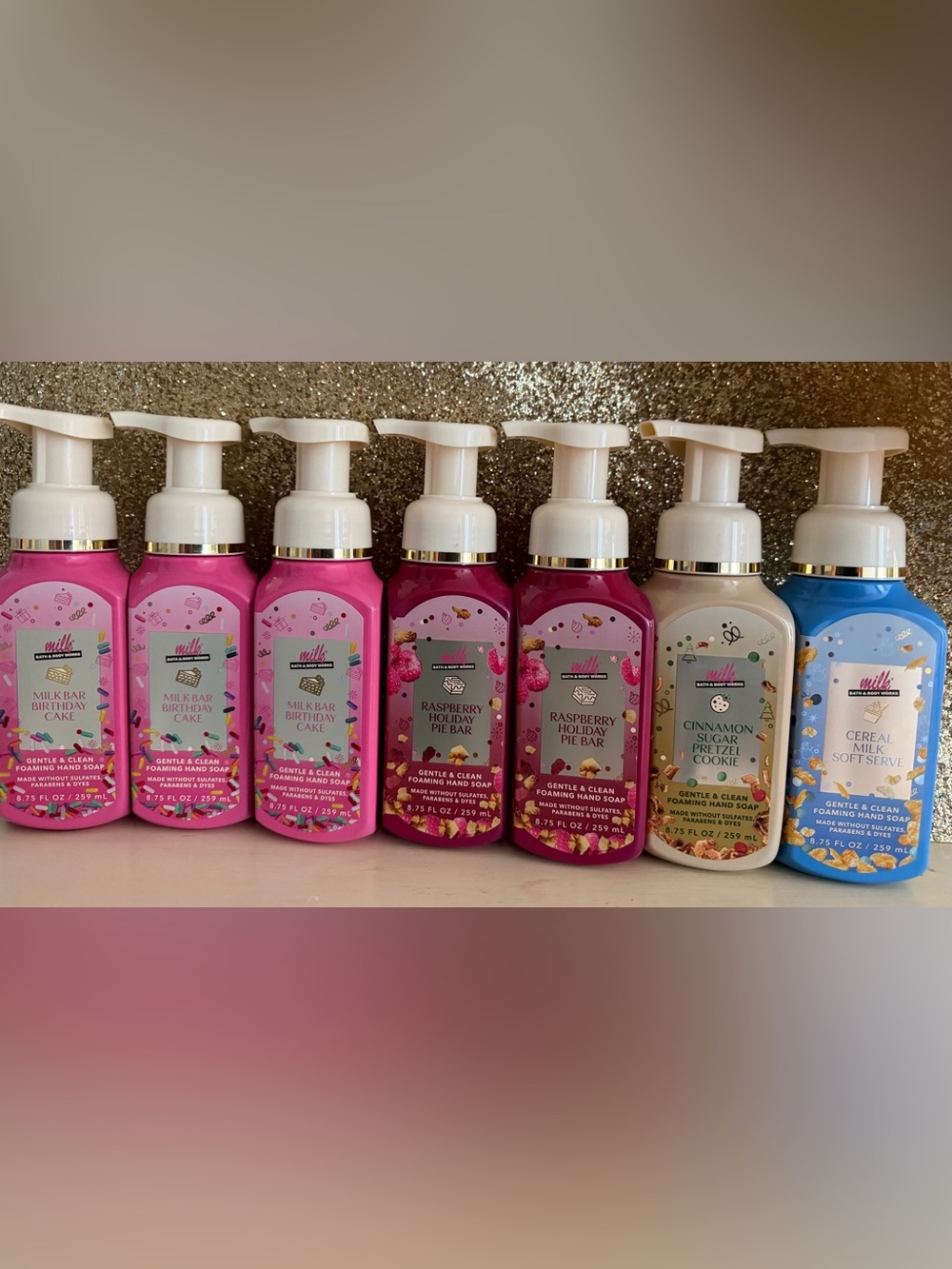 Bath & Body Works MILK BAR x7 Foaming Hand Soap NEW